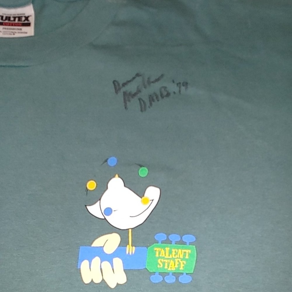 DMB! Vintage Dave Matthews Autographed SS T-shirt from the '99 Woodstock show
